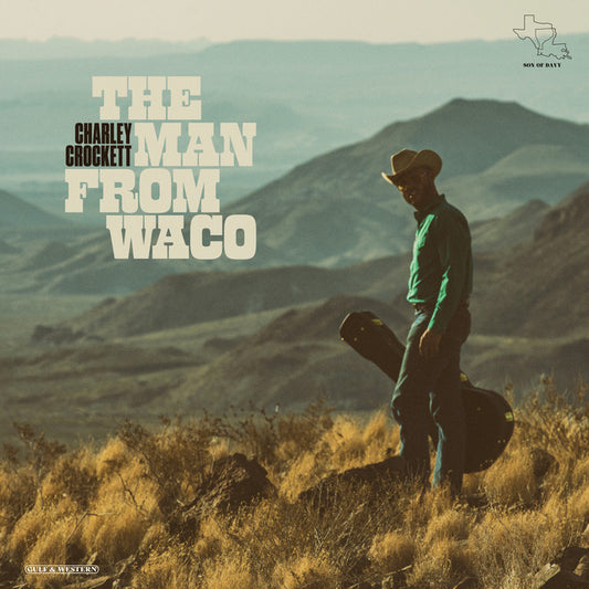 CHARLEY CROCKETT - MAN FROM WACO  (VINYL) Red Letter Records | Vinyl Records For Sale